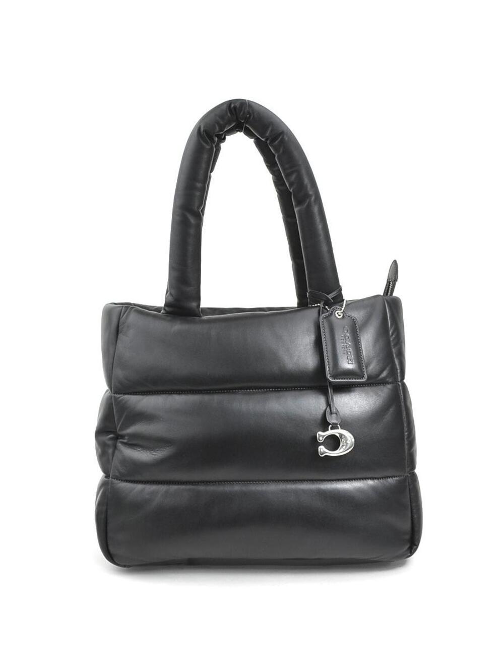 Auth Coach Tote Shoulder Bag Black #303062C25B